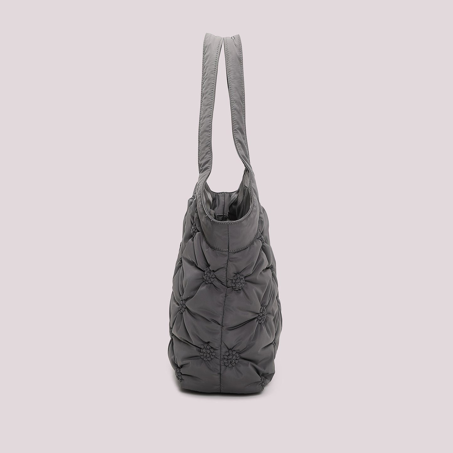 BORSA SHOPPING EFFETTO PIUMINO