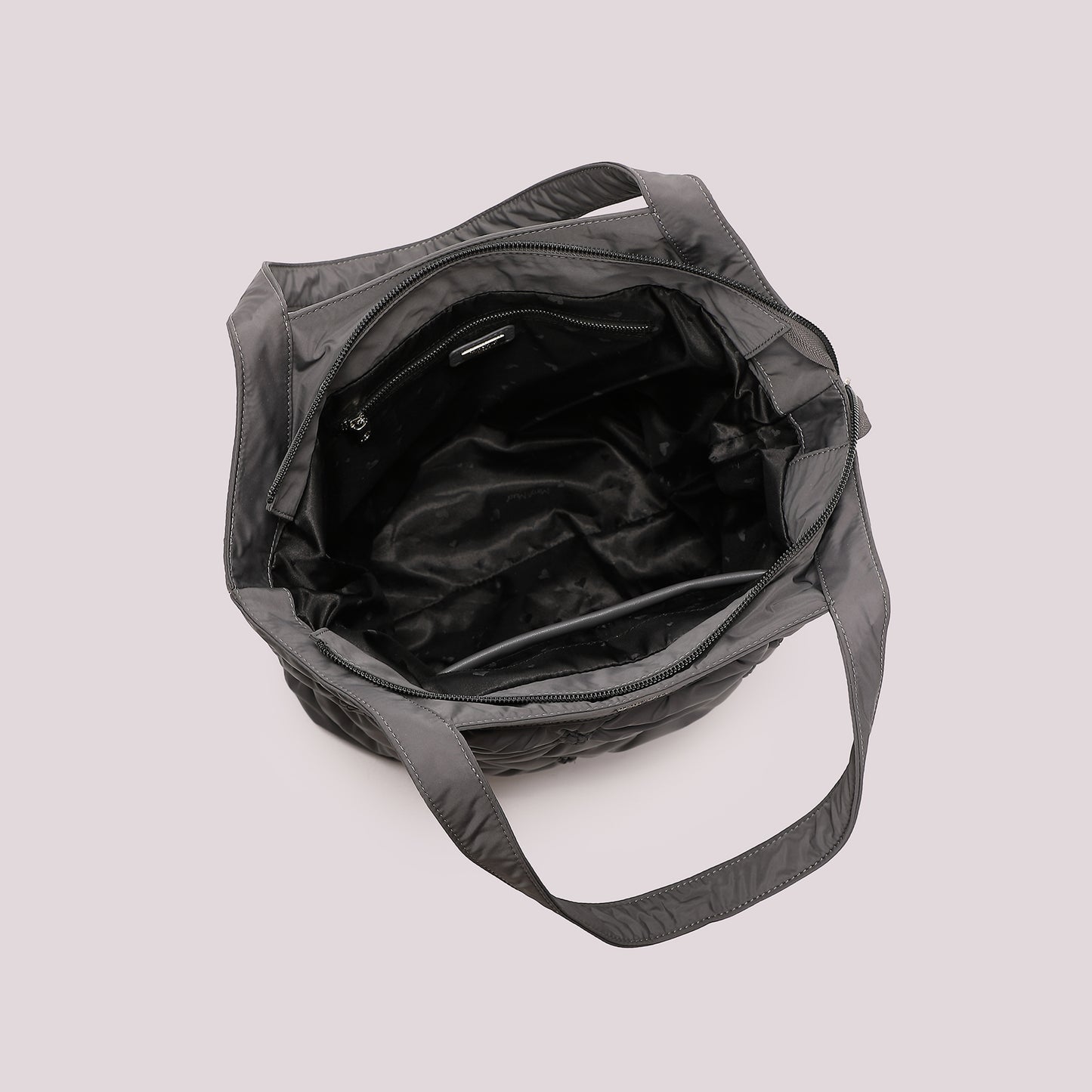 BORSA SHOPPING EFFETTO PIUMINO