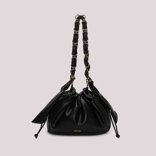 BORSA A SPALLA CON CATENA SUI MANICI