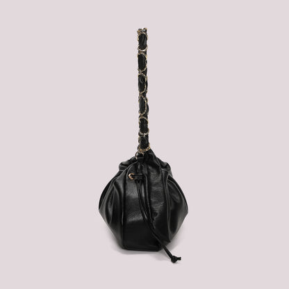 BORSA A SPALLA CON CATENA SUI MANICI