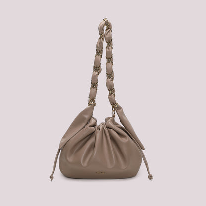 BORSA A SPALLA CON CATENA SUI MANICI