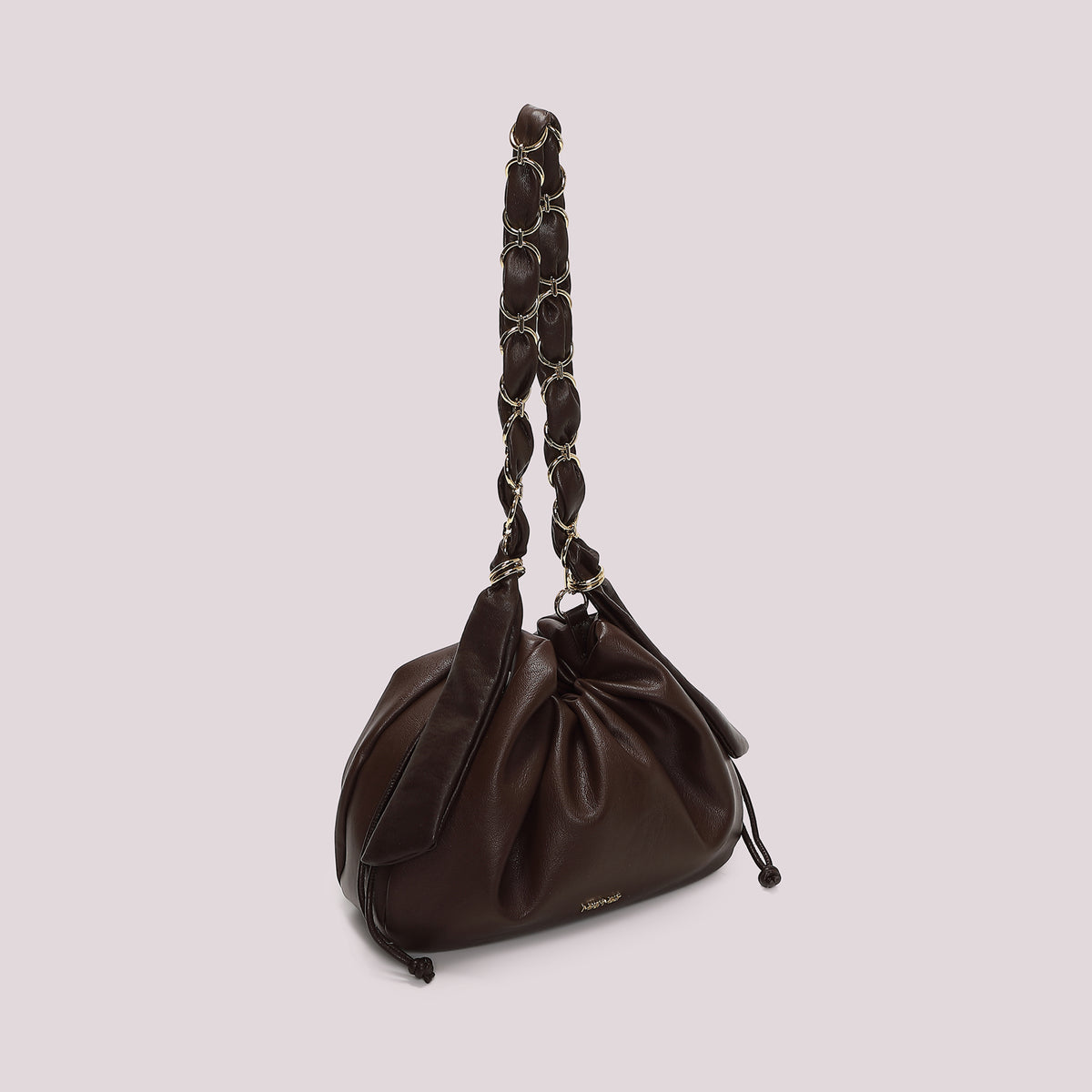 BORSA A SPALLA CON CATENA SUI MANICI