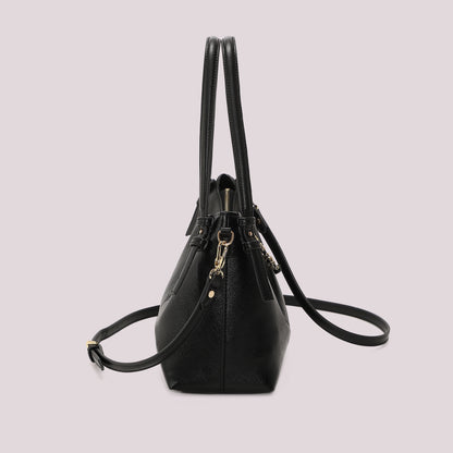 BORSA A SPALLA CON LETTERE MIMI MUA SULLA ZIP