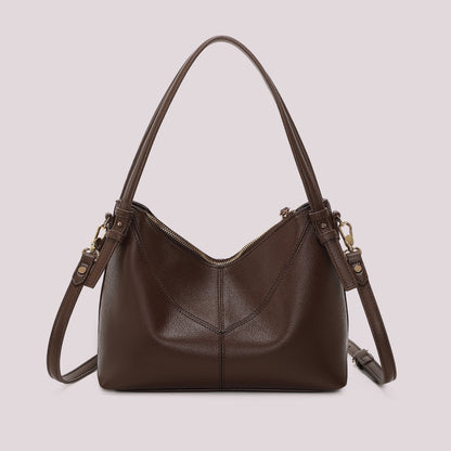 BORSA A SPALLA CON LETTERE MIMI MUA SULLA ZIP