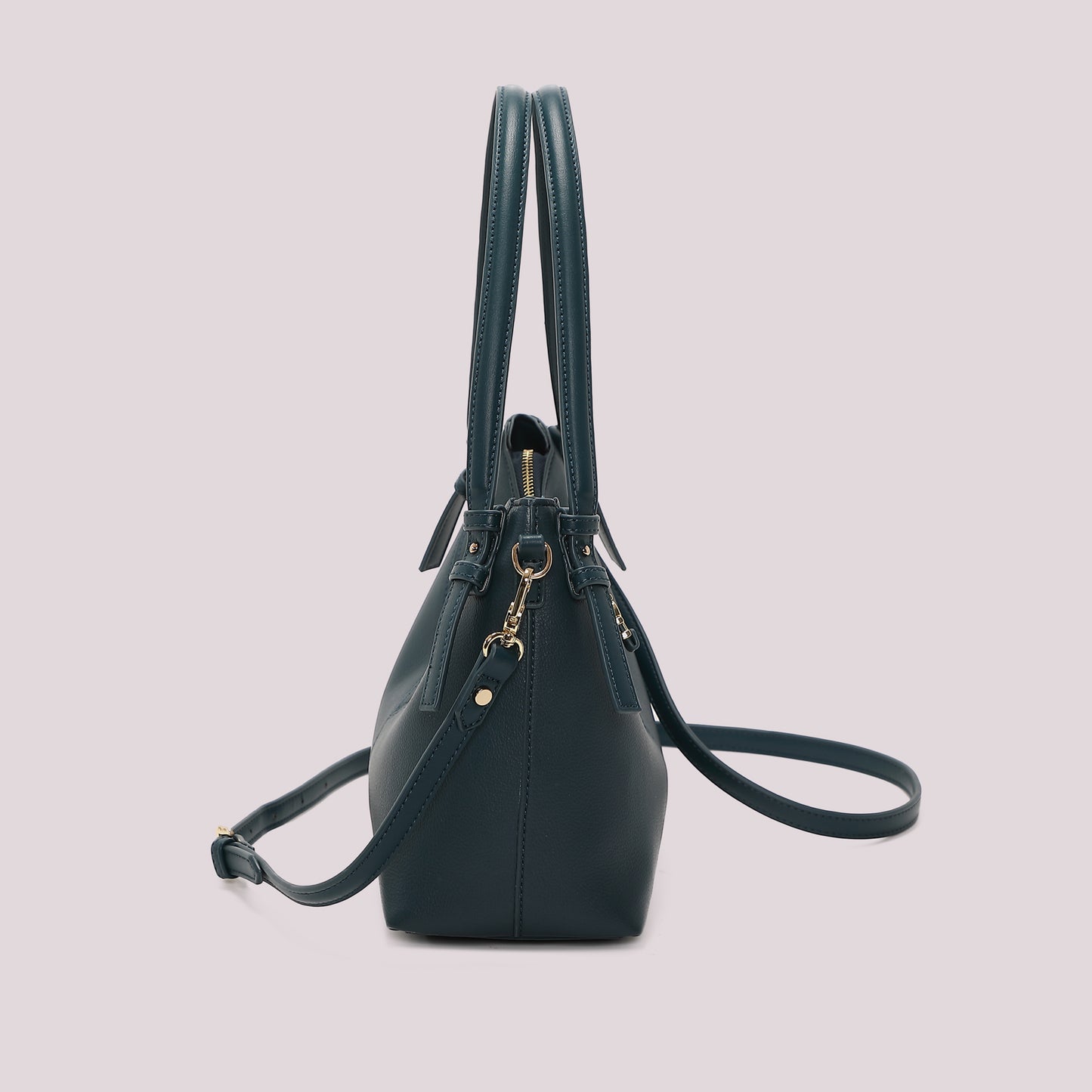 BORSA A SPALLA CON LETTERE MIMI MUA SULLA ZIP