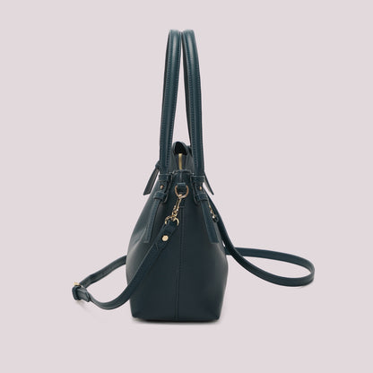 BORSA A SPALLA CON LETTERE MIMI MUA SULLA ZIP