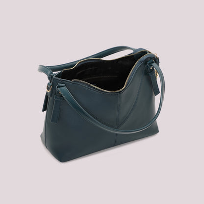 BORSA A SPALLA CON LETTERE MIMI MUA SULLA ZIP