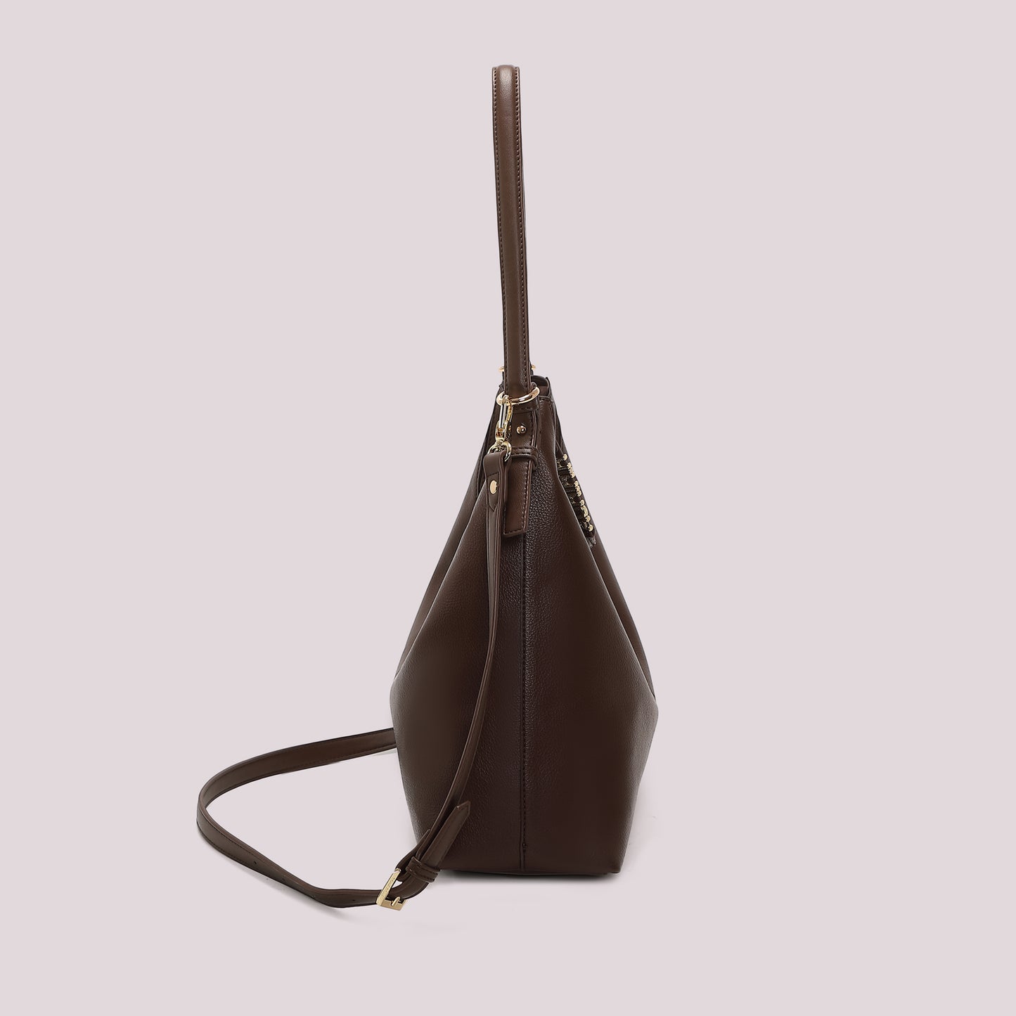 BORSA A SACCA CON LETTERE MIMI MUA SULLA ZIP
