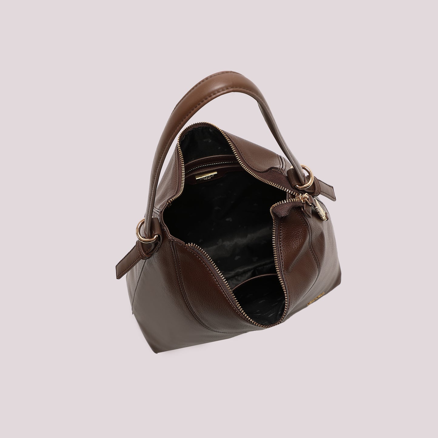 BORSA A SACCA CON LETTERE MIMI MUA SULLA ZIP