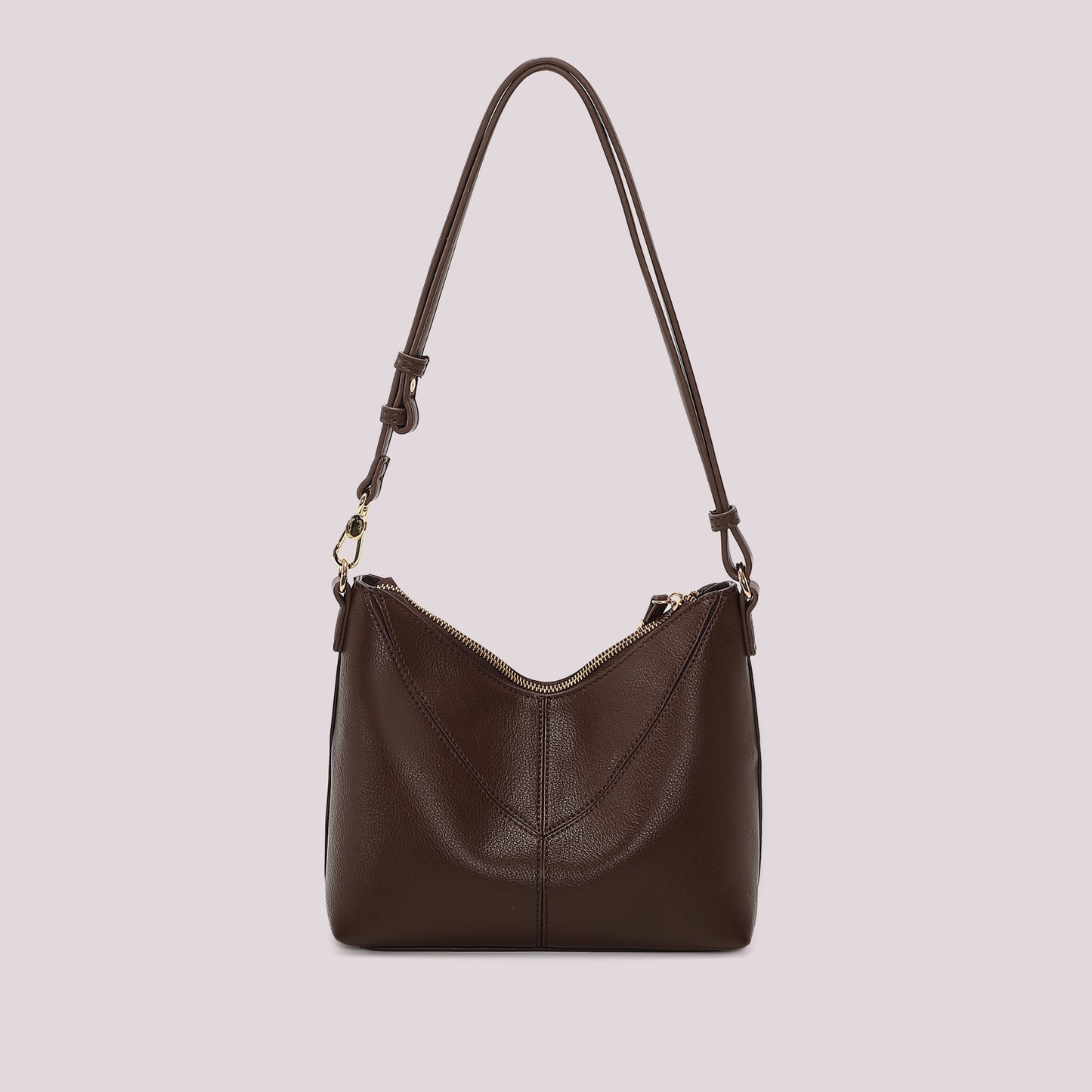 BORSA A TRACOLLA CON LETTERE MIMI MUA SULLA ZIP