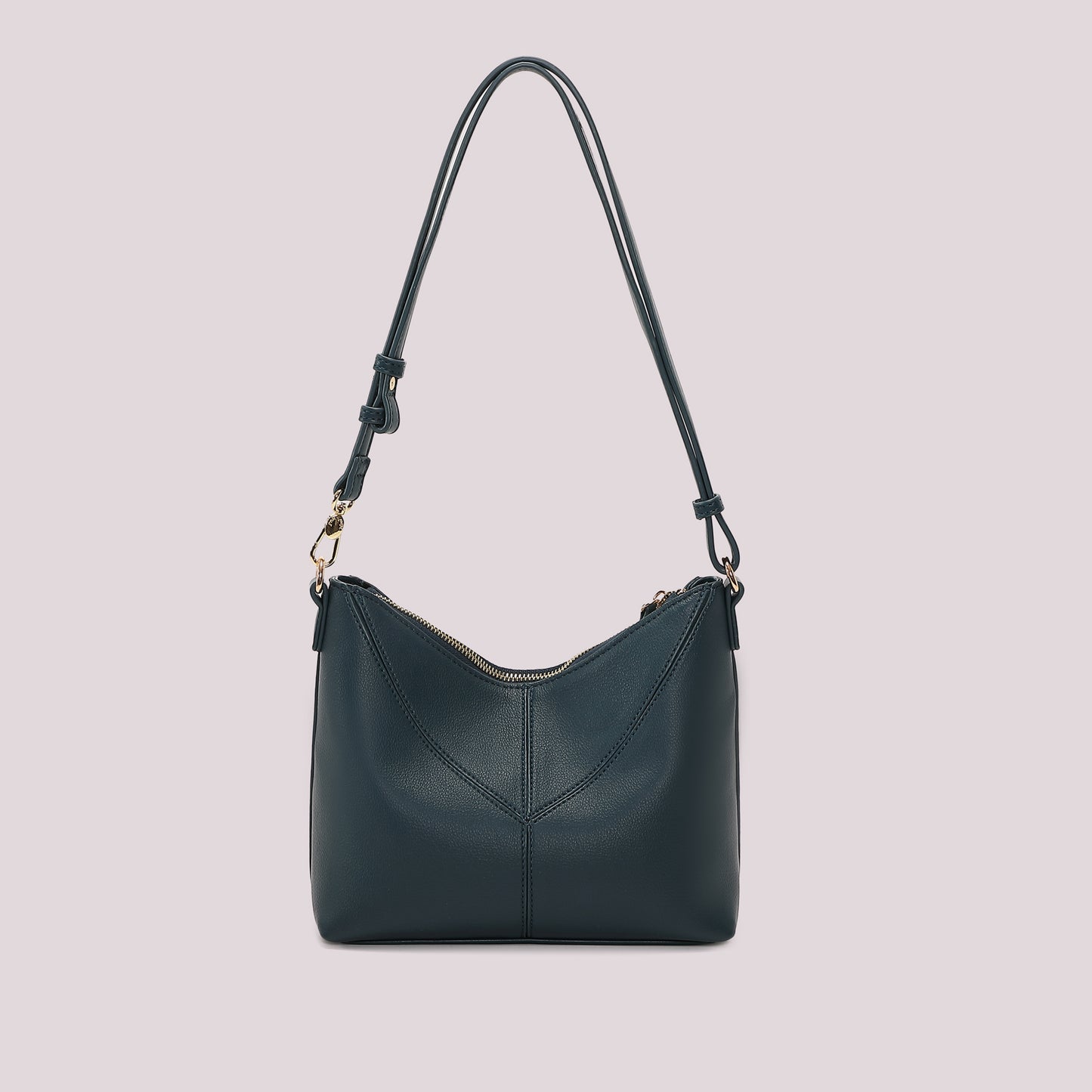 BORSA A TRACOLLA CON LETTERE MIMI MUA SULLA ZIP