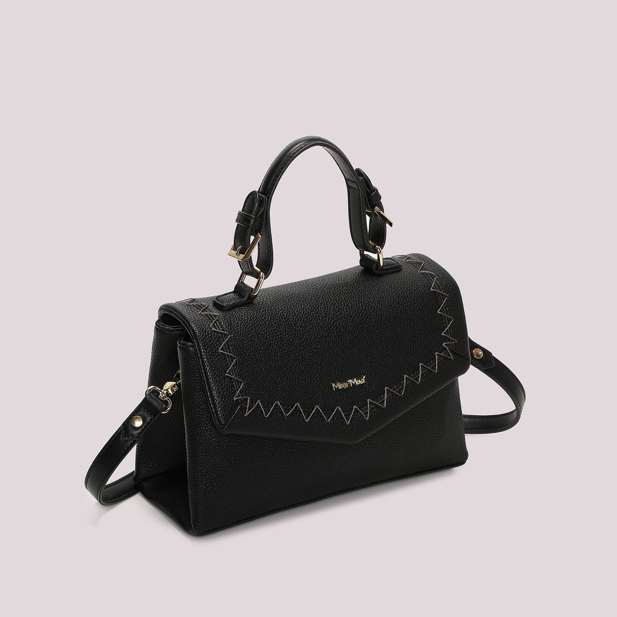 BORSA A MANO CON CUCITURE A VISTA