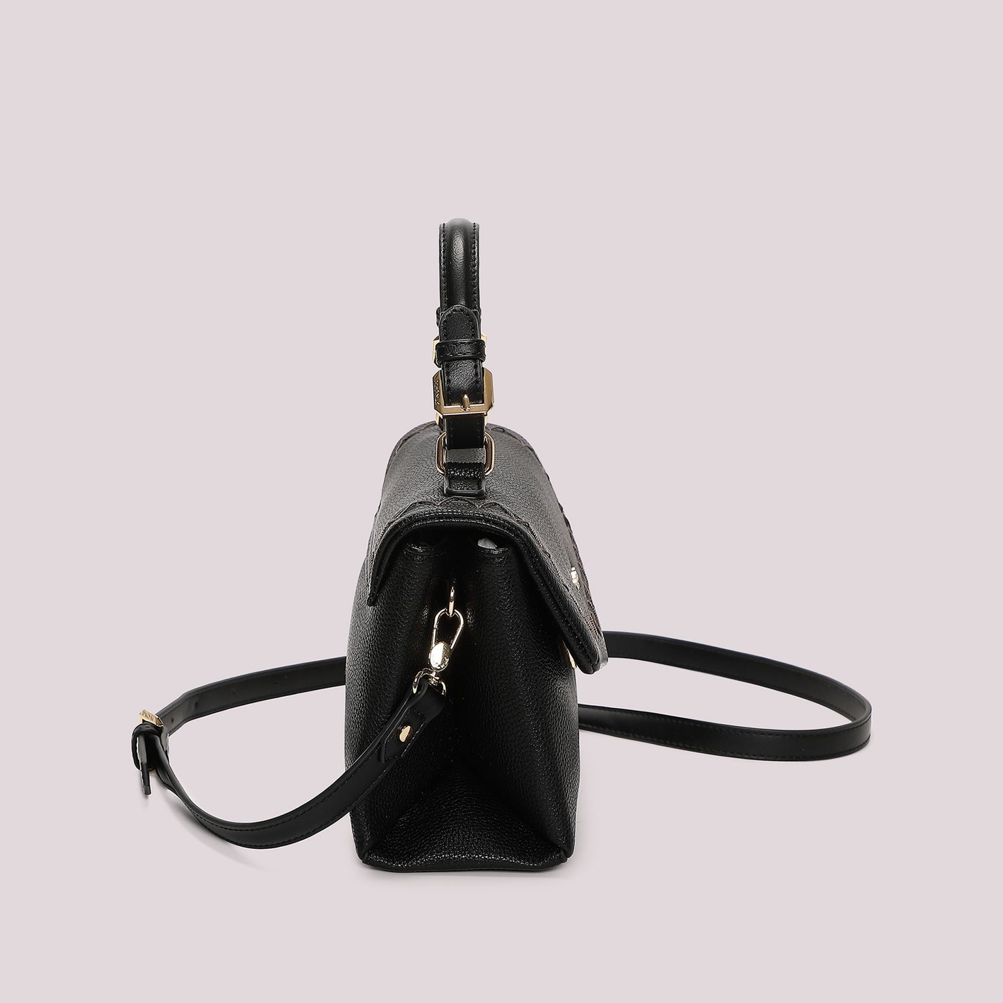 BORSA A MANO CON CUCITURE A VISTA