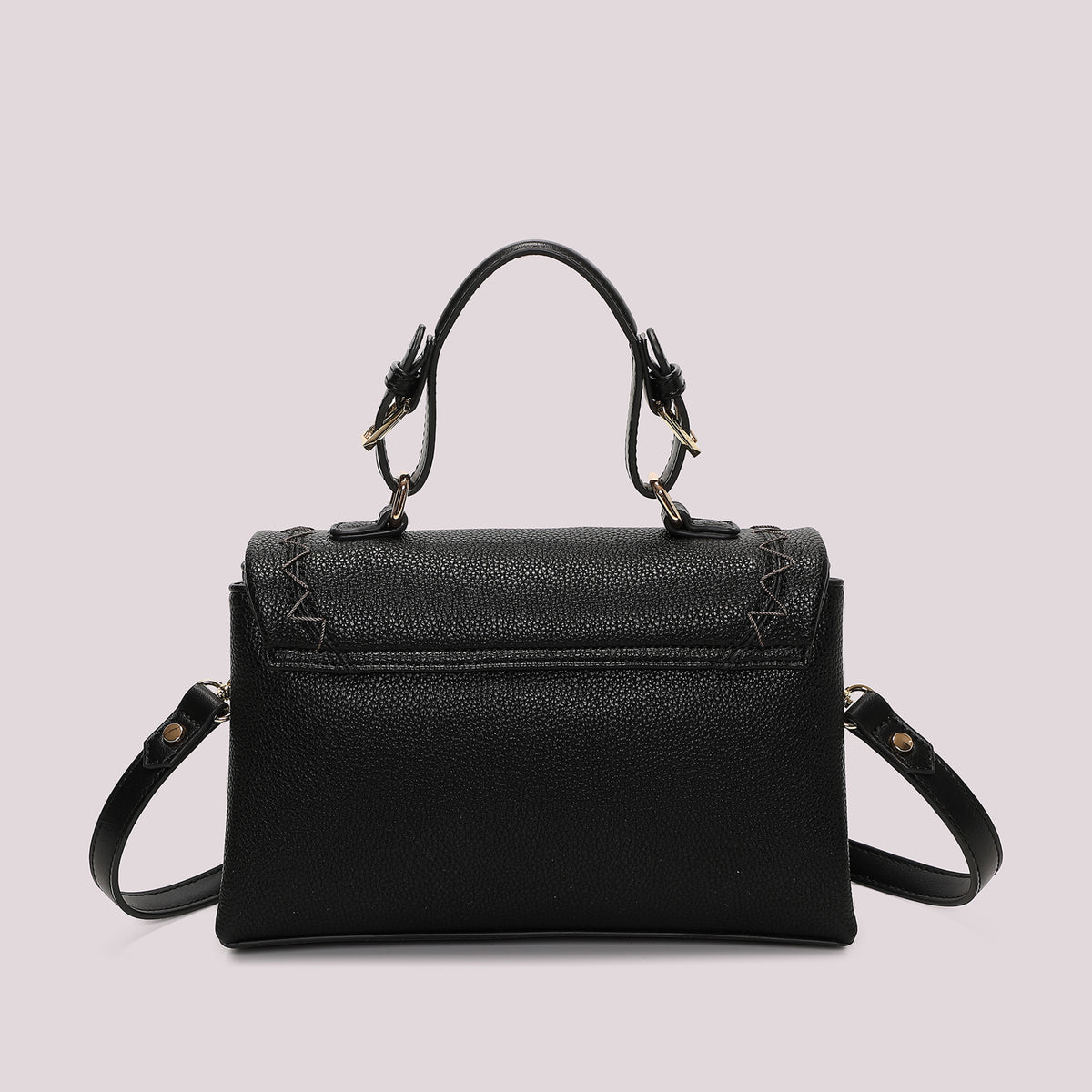 BORSA A MANO CON CUCITURE A VISTA
