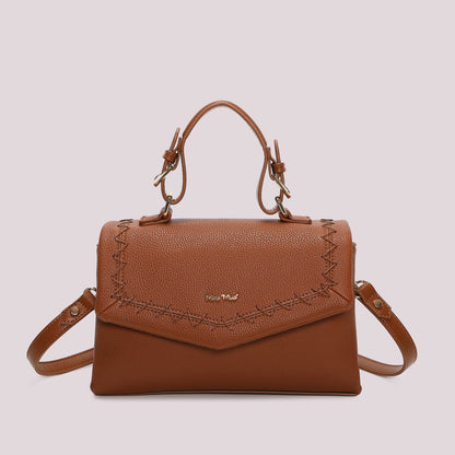 BORSA A MANO CON CUCITURE A VISTA