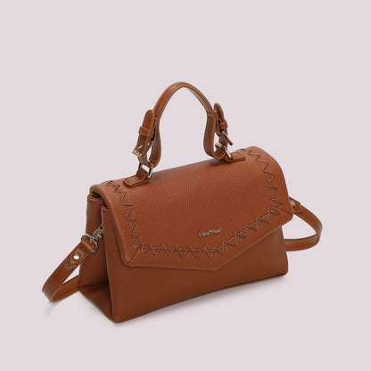BORSA A MANO CON CUCITURE A VISTA