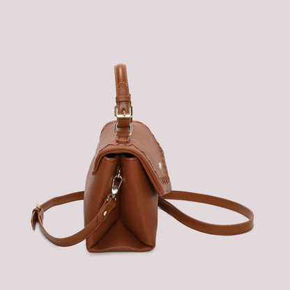 BORSA A MANO CON CUCITURE A VISTA