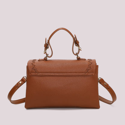 BORSA A MANO CON CUCITURE A VISTA