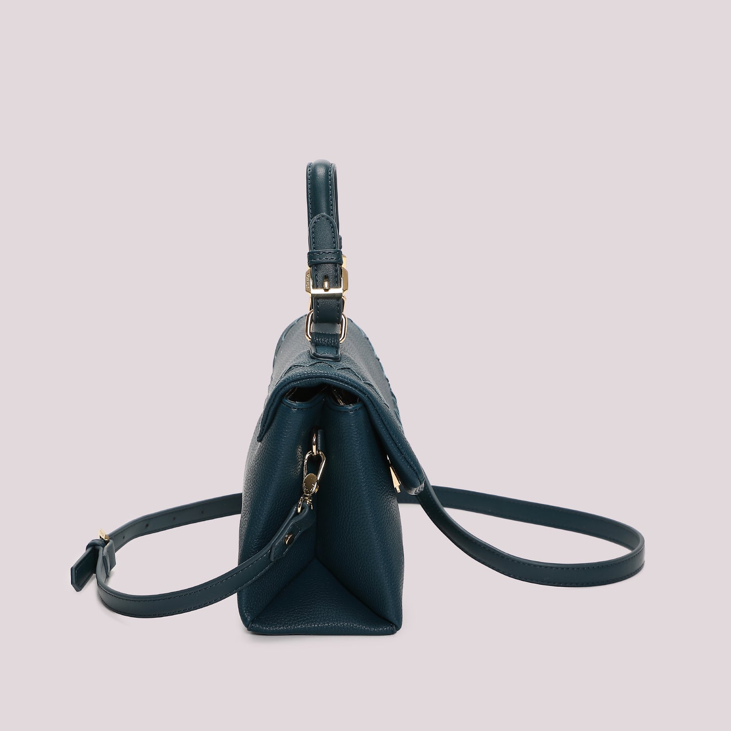 BORSA A MANO CON CUCITURE A VISTA