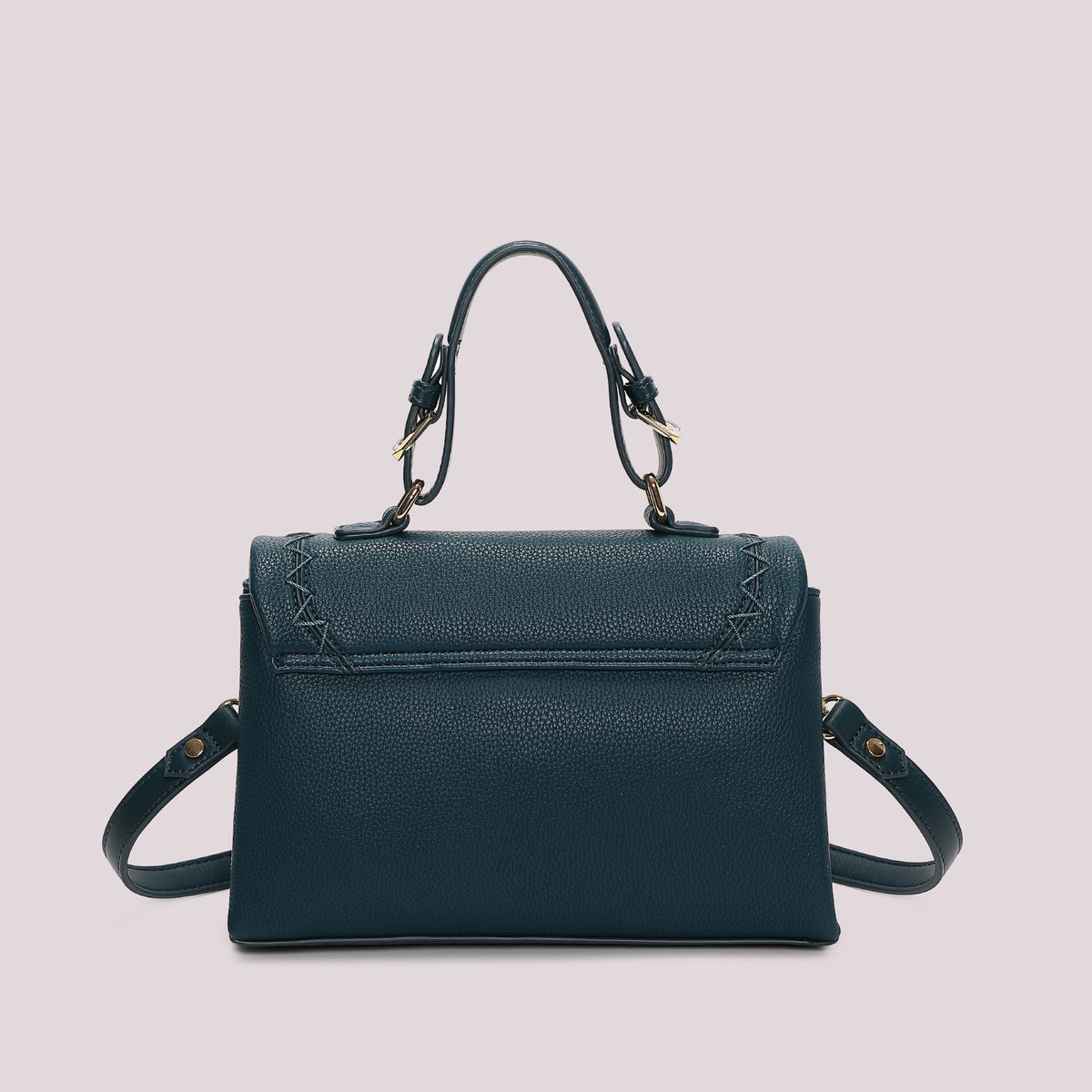 BORSA A MANO CON CUCITURE A VISTA