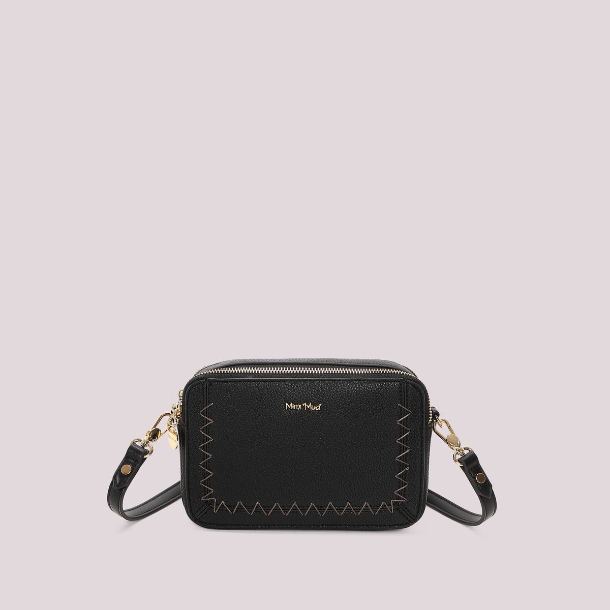 BORSA A TRACOLLA CON CUCITURE A VISTA