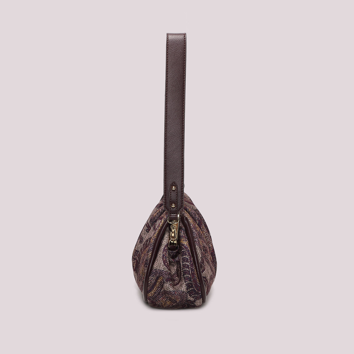 BORSA CLUTCH IN FANTASIA CON CHIUSURA A SFERE
