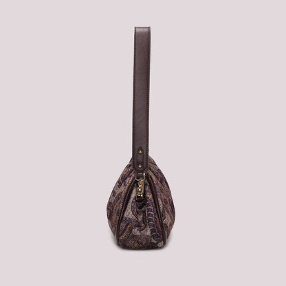 BORSA CLUTCH IN FANTASIA CON CHIUSURA A SFERE