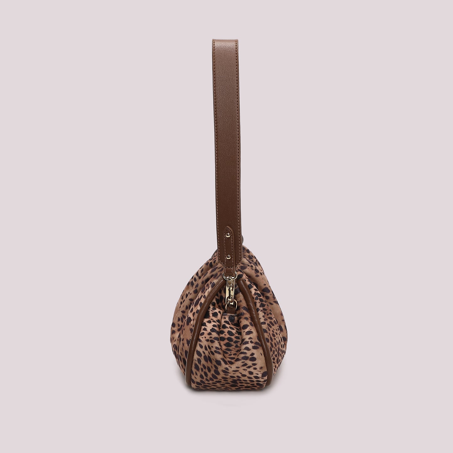BORSA CLUTCH IN FANTASIA CON CHIUSURA A SFERE
