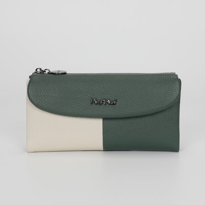 PORTAFOGLIO GRANDE IN PELLE BICOLOR