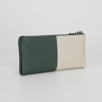 PORTAFOGLIO GRANDE IN PELLE BICOLOR
