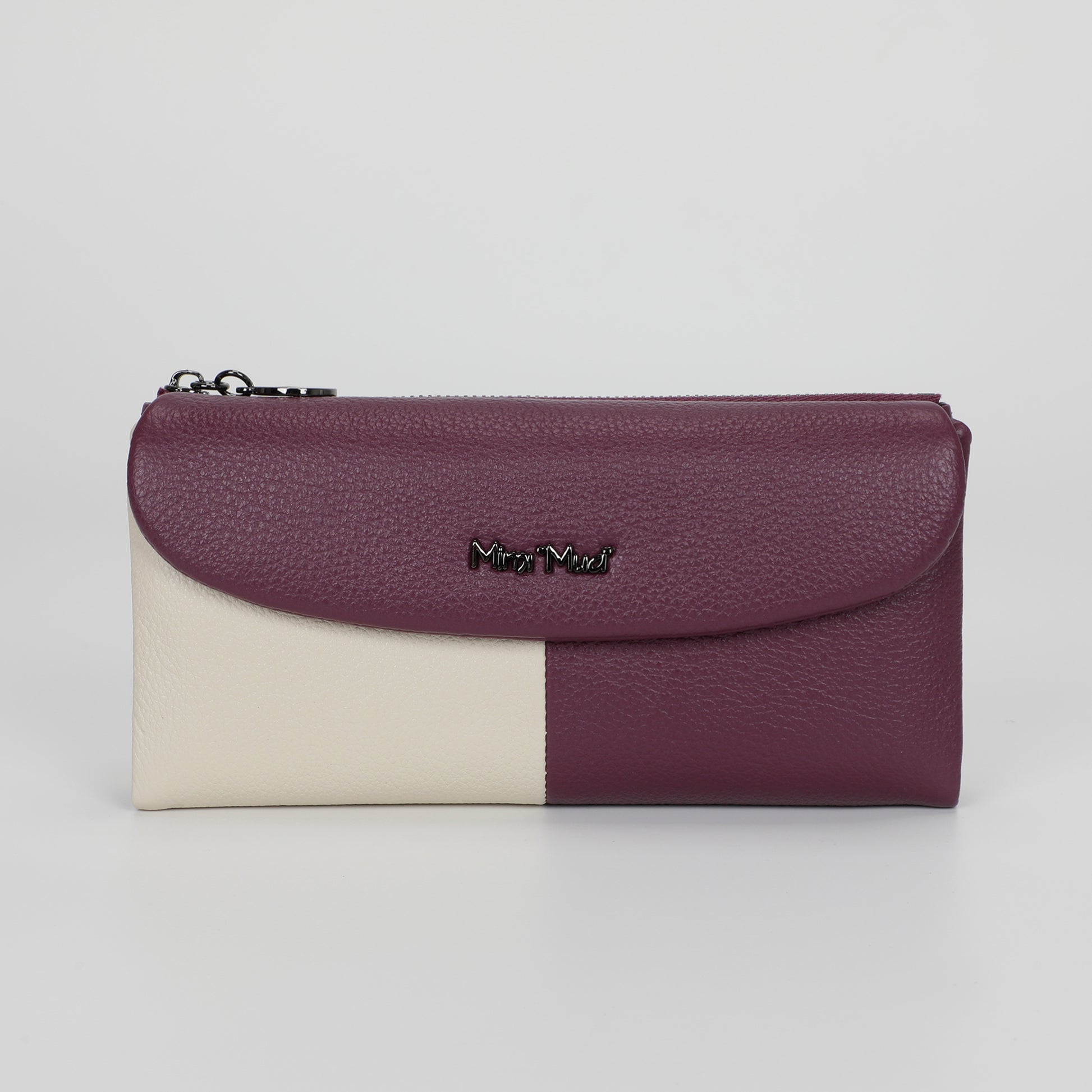 PORTAFOGLIO GRANDE IN PELLE BICOLOR