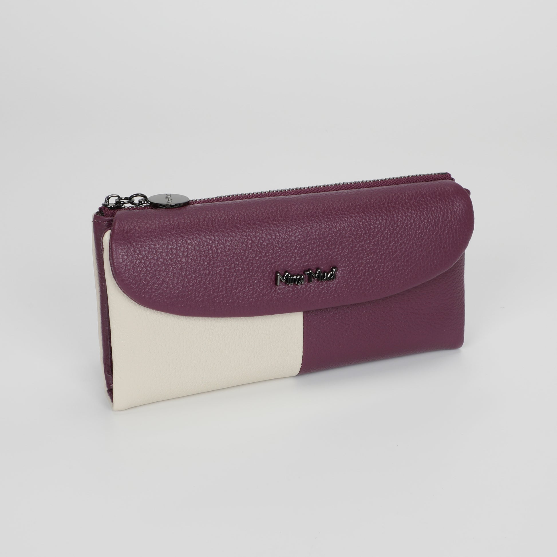 PORTAFOGLIO GRANDE IN PELLE BICOLOR
