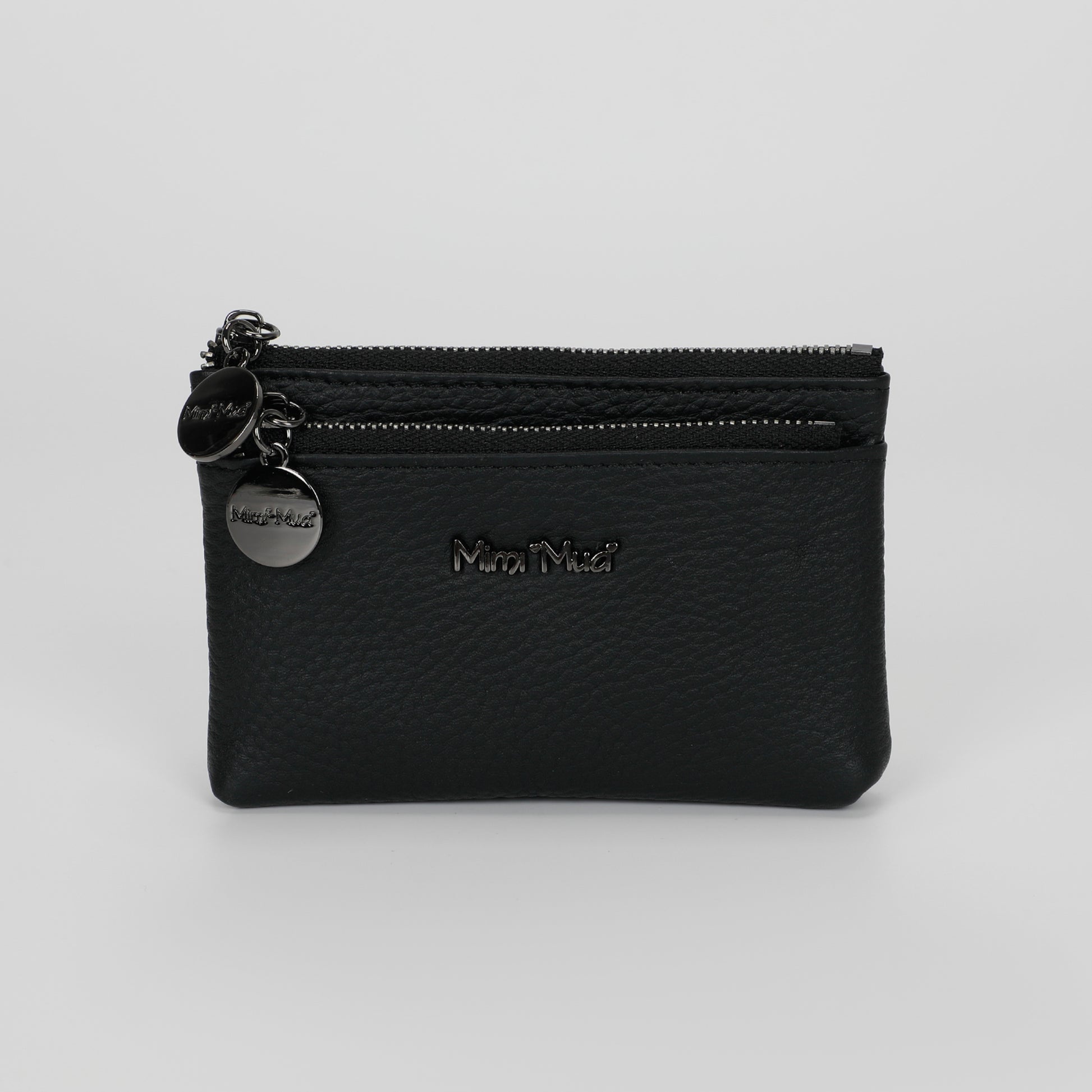 PORTAMONETE IN PELLE CON ZIP