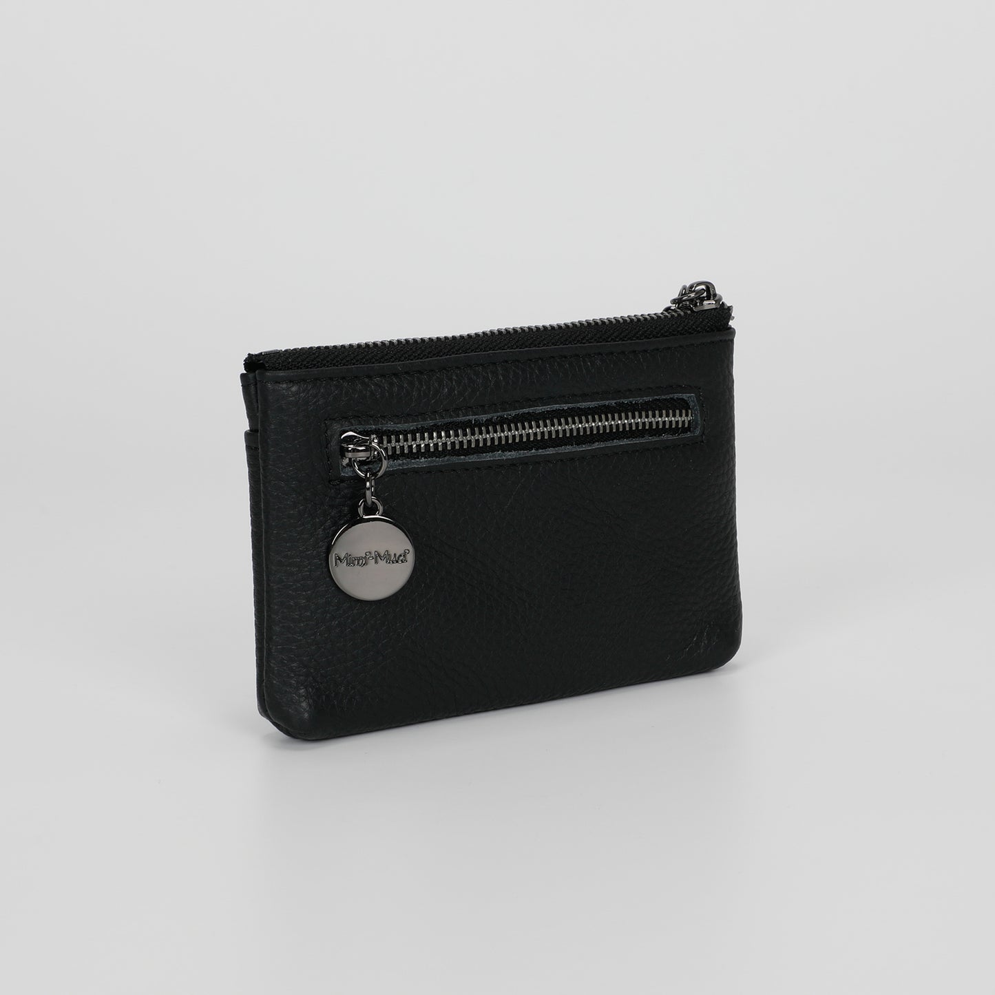 PORTAMONETE IN PELLE CON ZIP