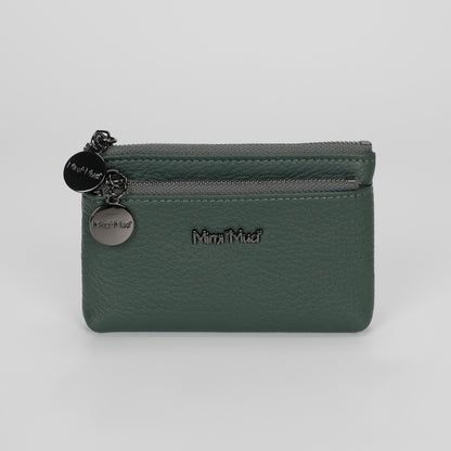 PORTAMONETE IN PELLE CON ZIP