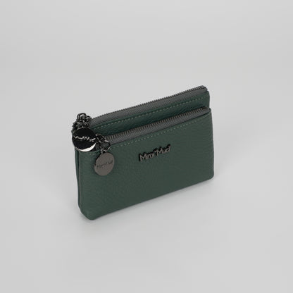PORTAMONETE IN PELLE CON ZIP