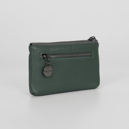 PORTAMONETE IN PELLE CON ZIP