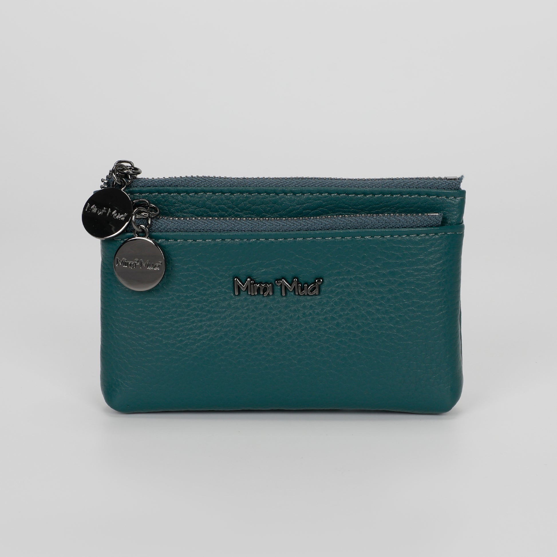 PORTAMONETE IN PELLE CON ZIP