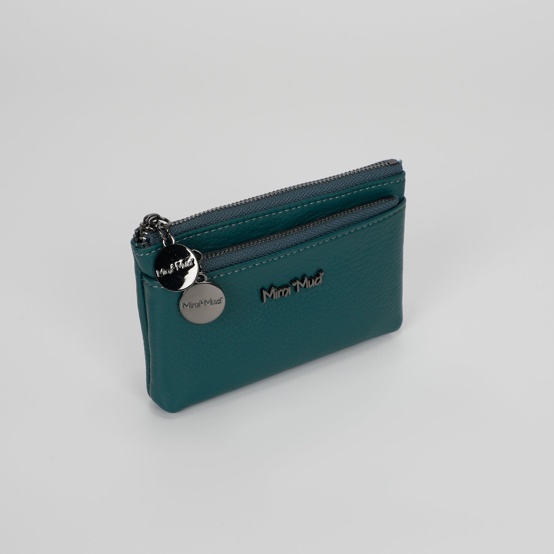 PORTAMONETE IN PELLE CON ZIP