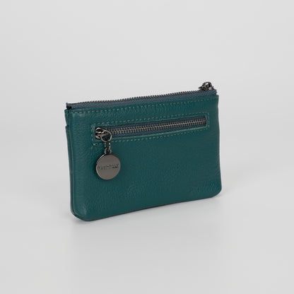 PORTAMONETE IN PELLE CON ZIP