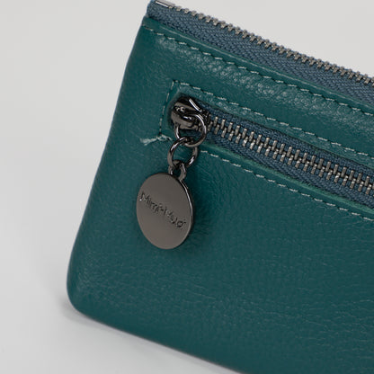 PORTAMONETE IN PELLE CON ZIP