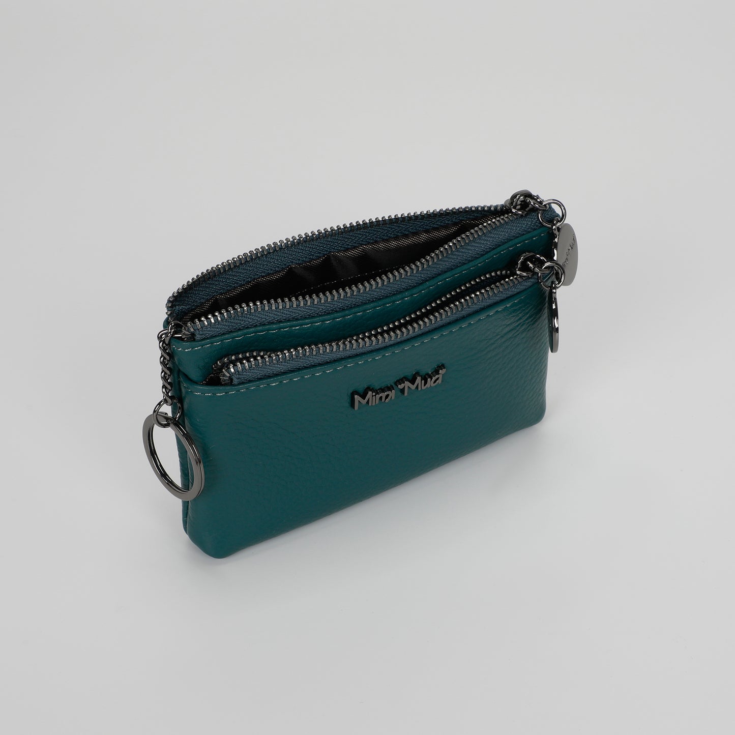 PORTAMONETE IN PELLE CON ZIP