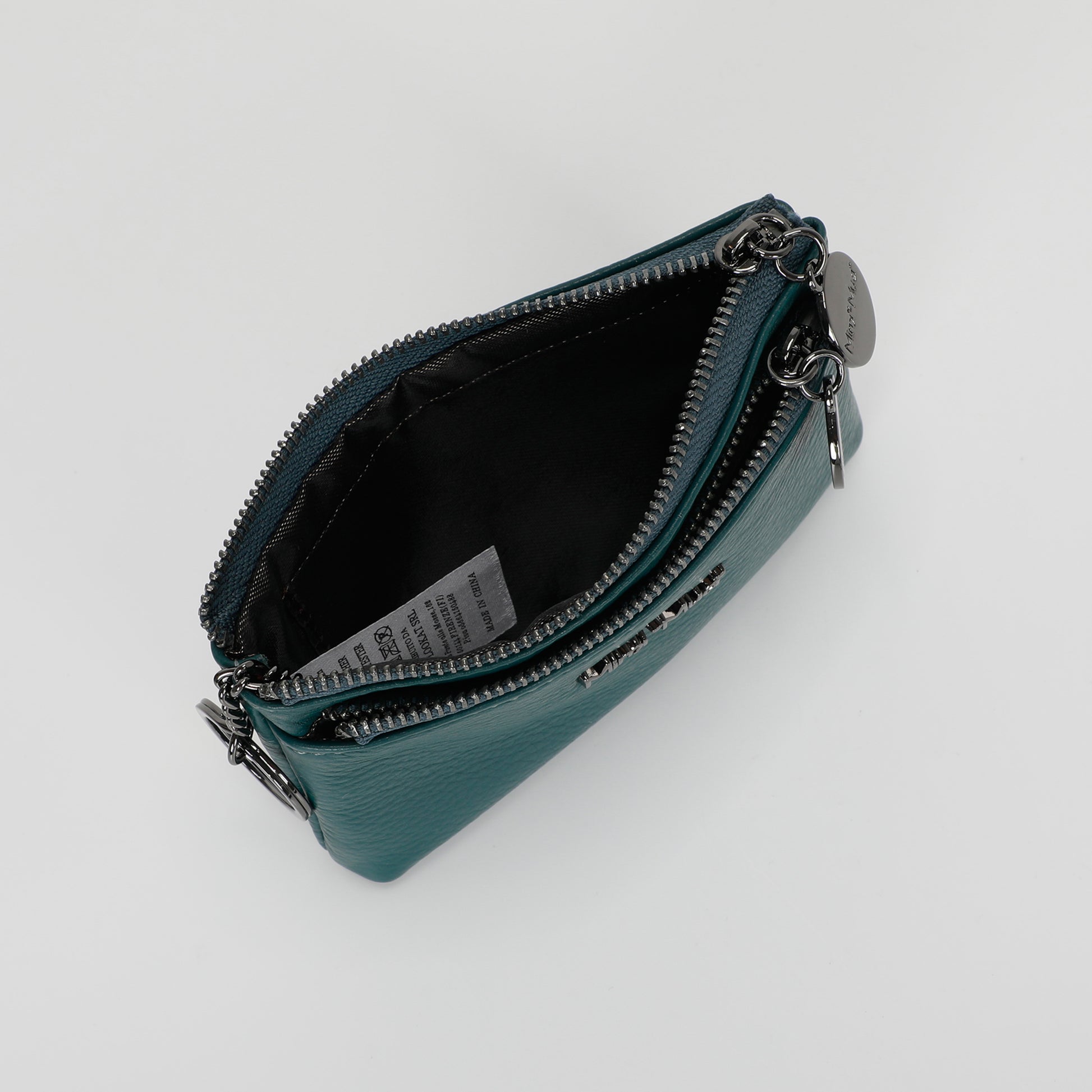 PORTAMONETE IN PELLE CON ZIP