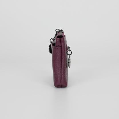 PORTAMONETE IN PELLE CON ZIP