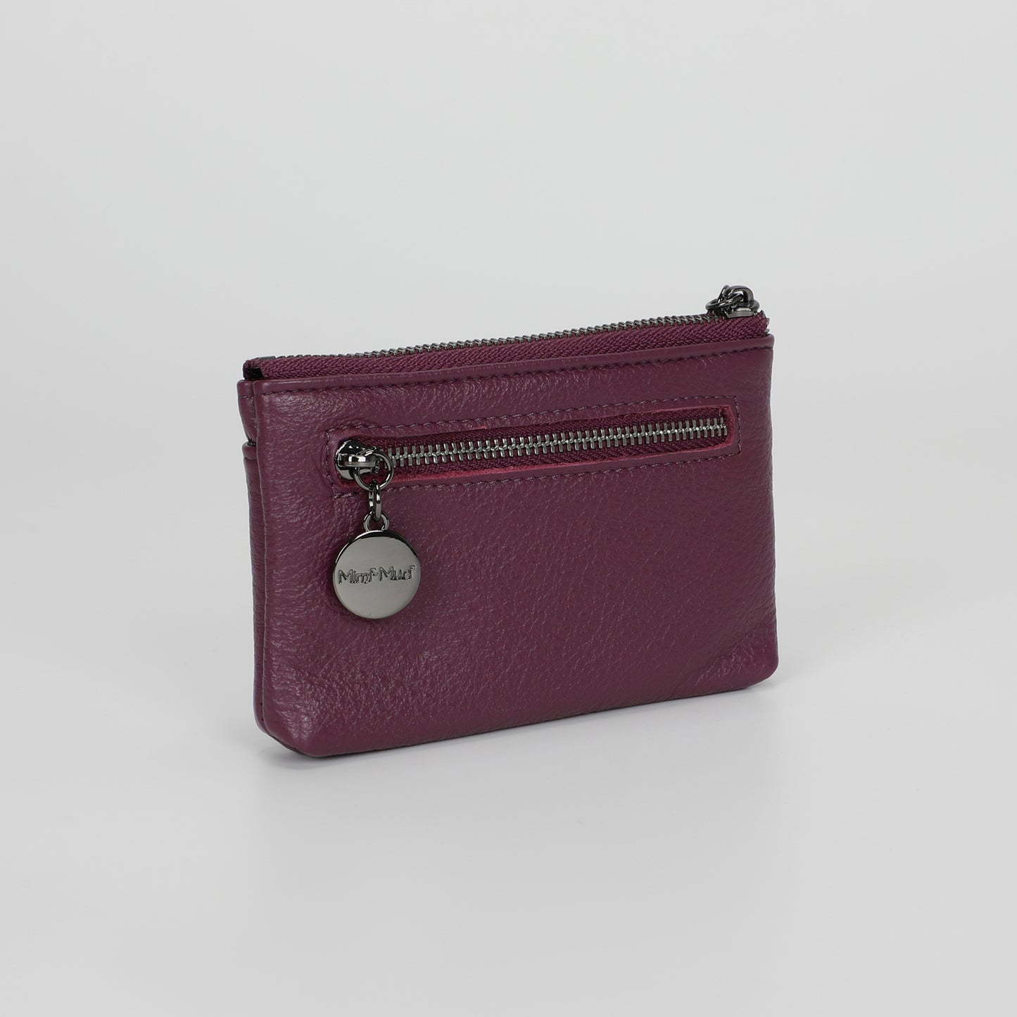 PORTAMONETE IN PELLE CON ZIP