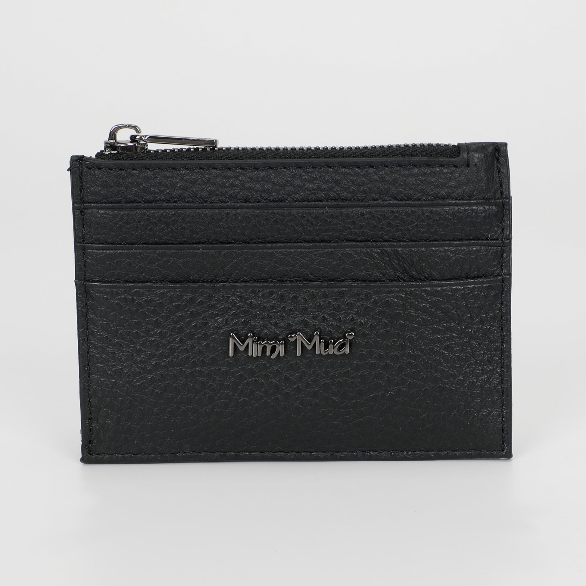 PORTACARTE IN PELLE CON ZIP