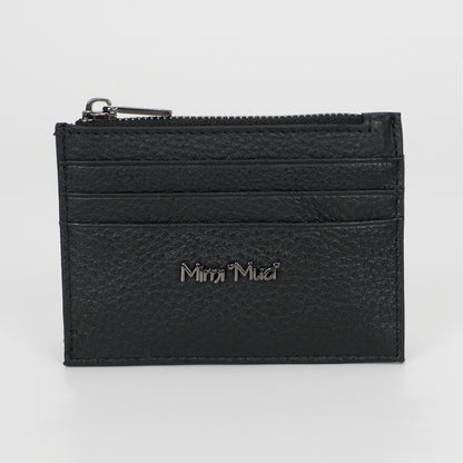 PORTACARTE IN PELLE CON ZIP