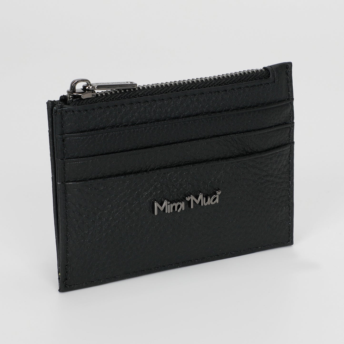 PORTACARTE IN PELLE CON ZIP