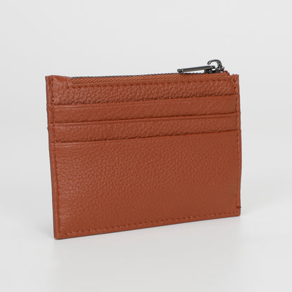 PORTACARTE IN PELLE CON ZIP