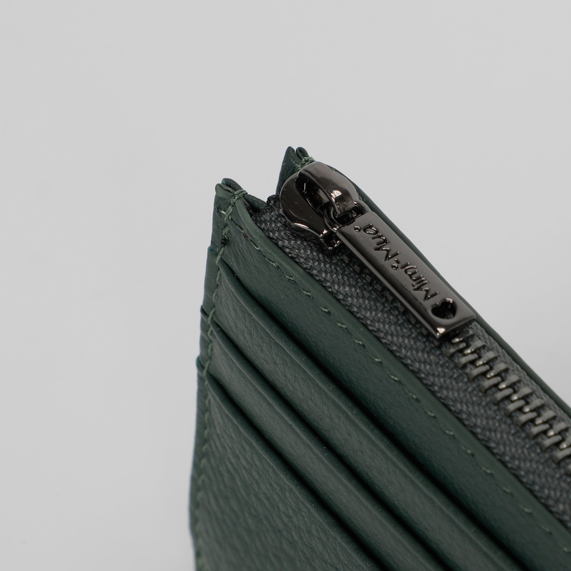PORTACARTE IN PELLE CON ZIP